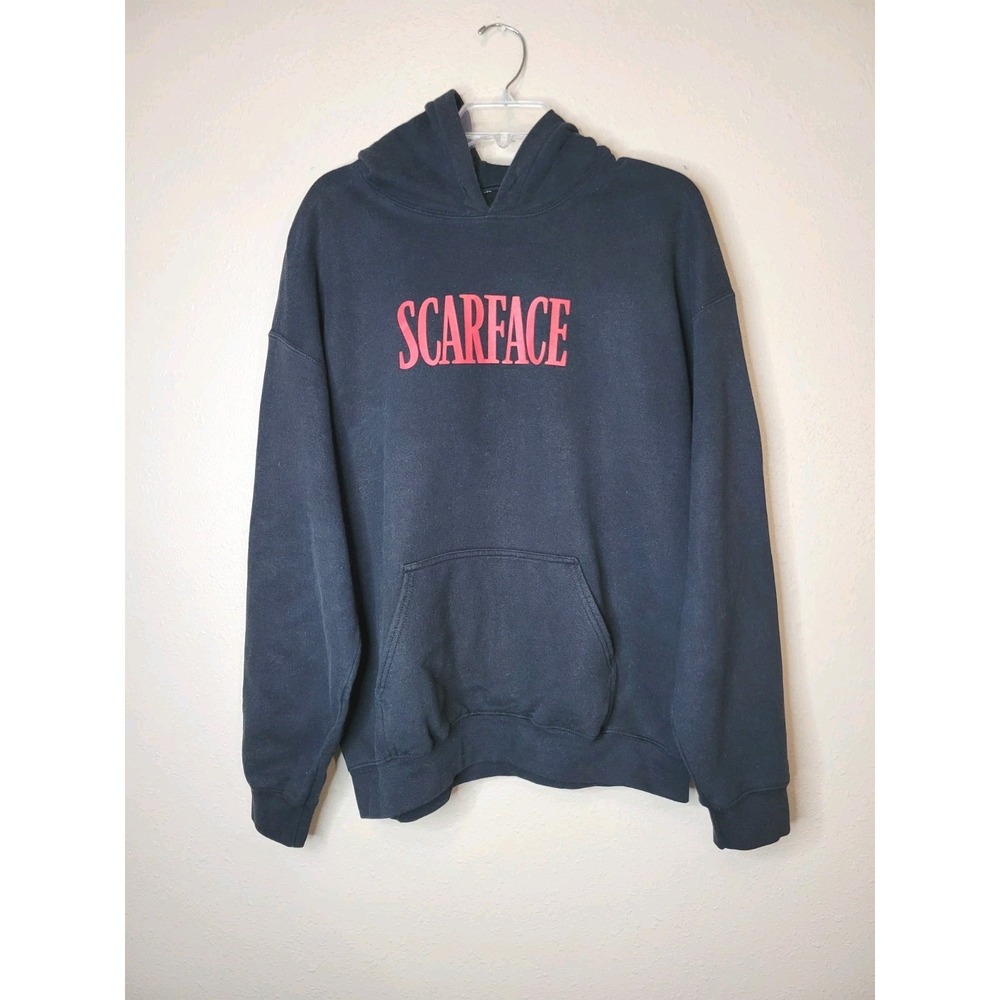 Scarface Tony Montana Double SIded Graphics Hoodie‎ Mens